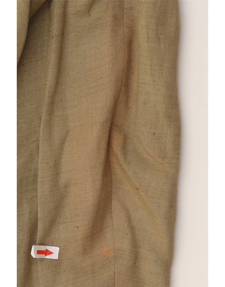 Jachetă Blazer pentru bărbați Centaur cu 3 nasturi Marea Britanie 48 4XL Kaki Viscoză