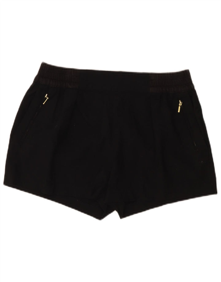 Pantaloni scurți casual pentru femei Zara, mari W32, poliester negru