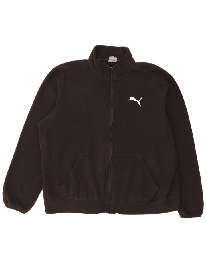 Jachetă PUMA Fleece pentru bărbați 2XL, poliester negru