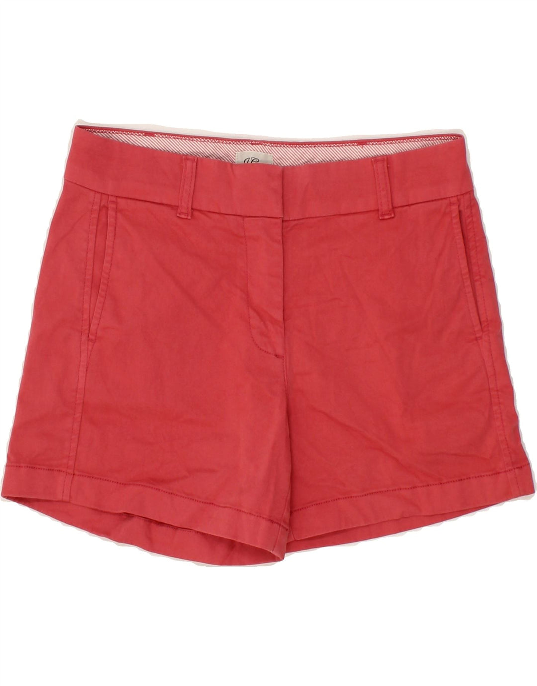 J. CREW Womens Hot Pants US 2 XS W25 Red Cotton Vintage J. Crew and Second-Hand J. Crew from Messina Hembry 