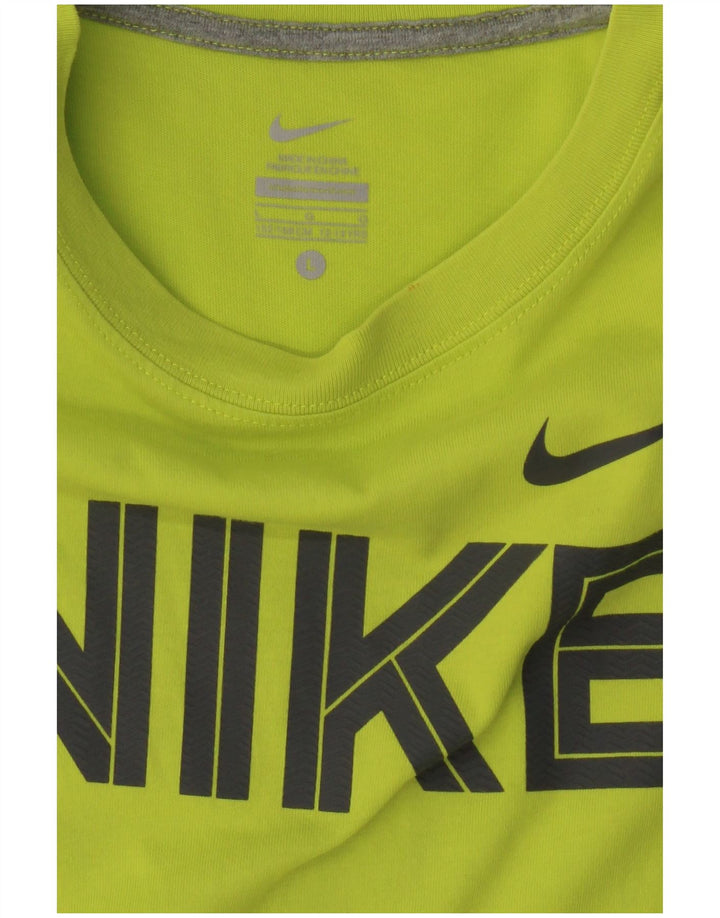 Vesta grafică pentru băieți NIKE Top 12-13 ani mare verde