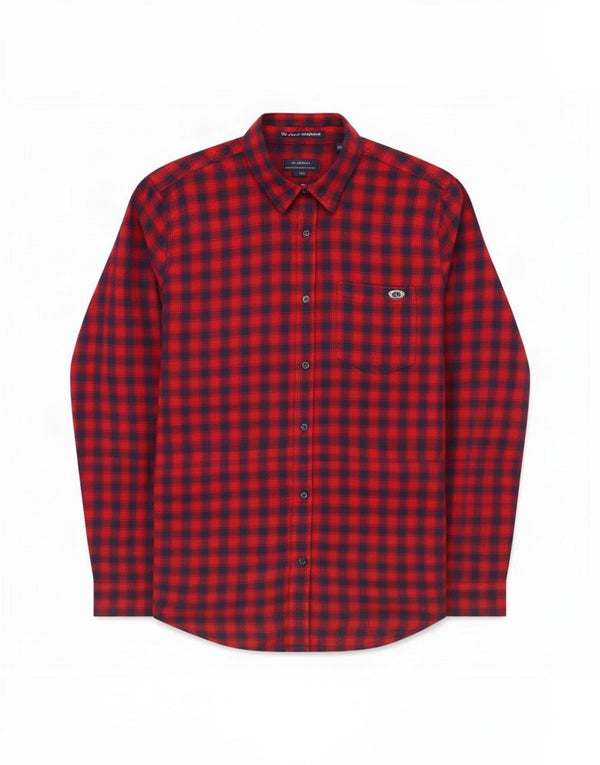 Cămașă de flanel pentru femei Superdry UK 10 Small Red Gingham Viscose