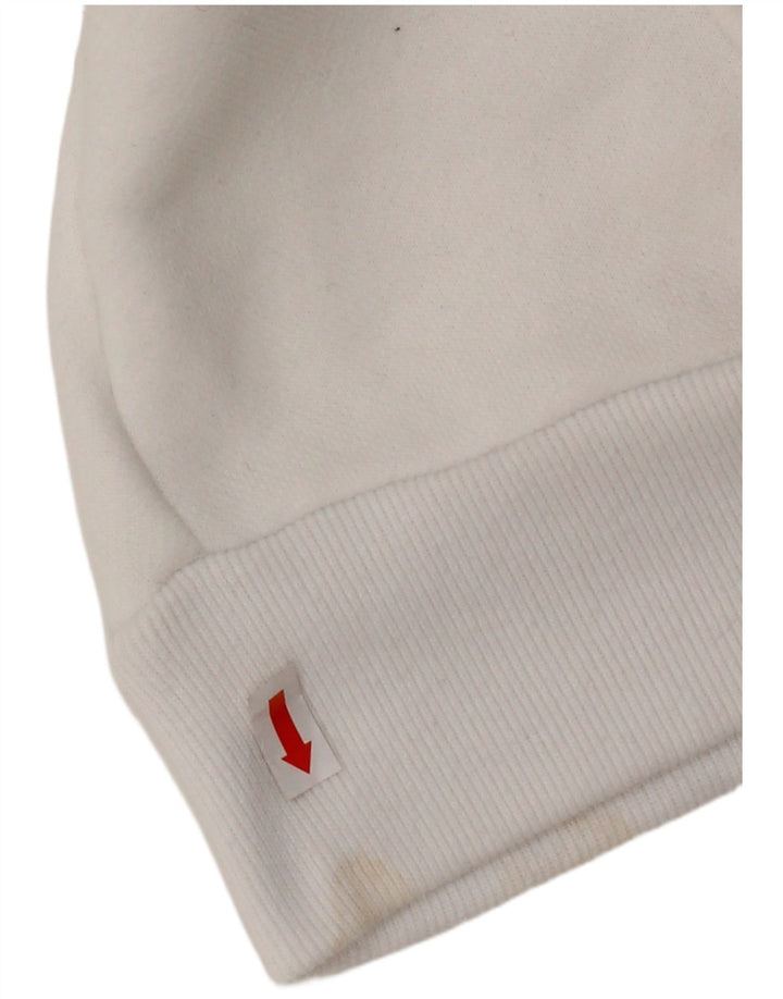 Pulover Hollister pentru bărbați, mare, alb, din bumbac