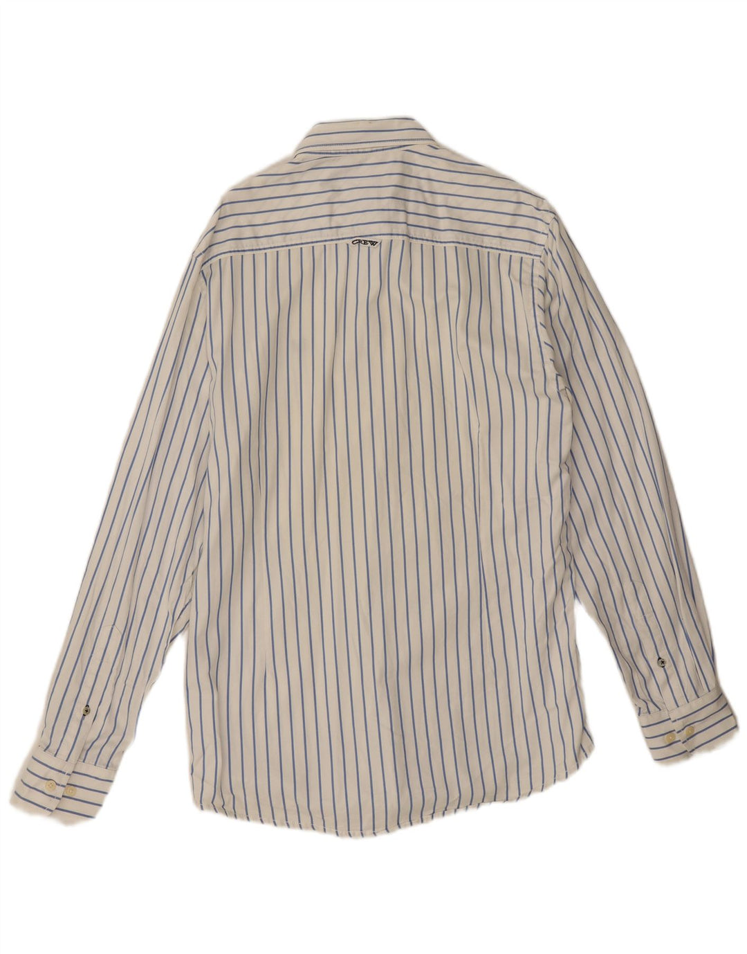 Crew Clothing Cămașă croită pentru bărbați, bumbac cu dungi albe medii