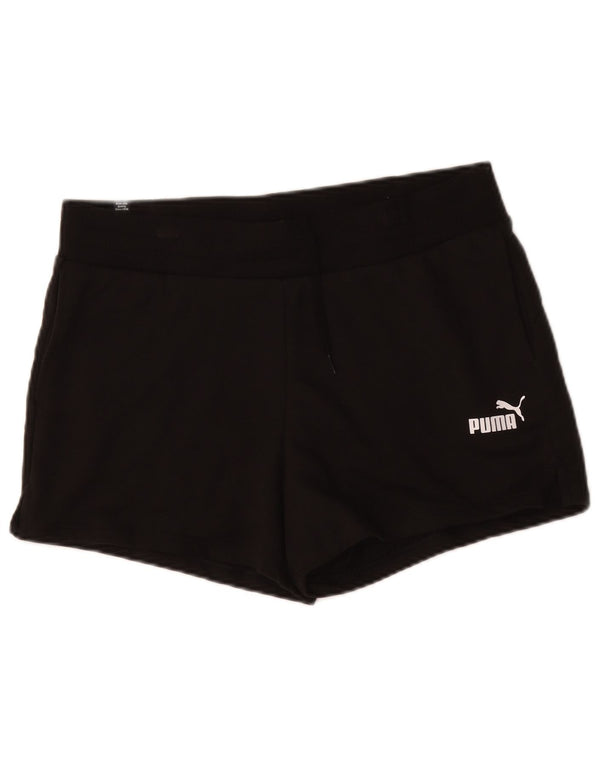 Pantaloni scurti sport Puma pentru femei UK 16, mari, negru, bumbac