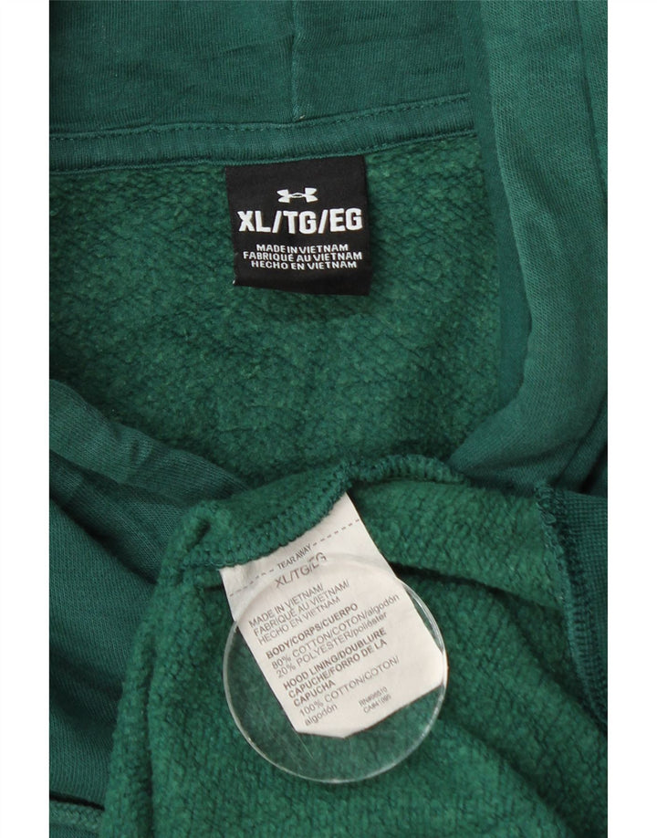 Pulover pentru bărbați Under Armour, bumbac verde XL