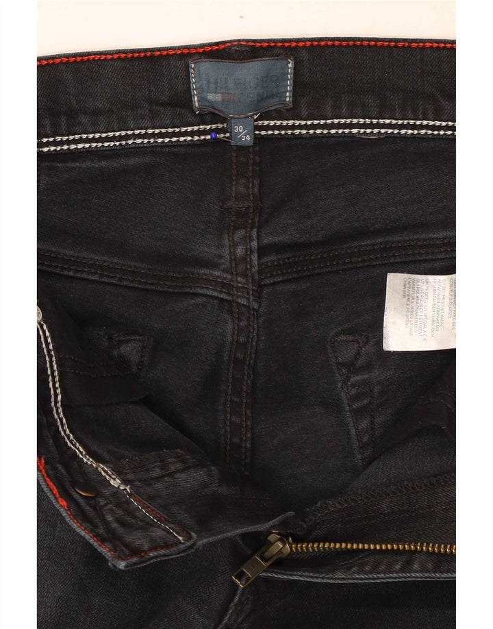 Blugi slim pentru femei Tommy Hilfiger W30 L34 bumbac negru