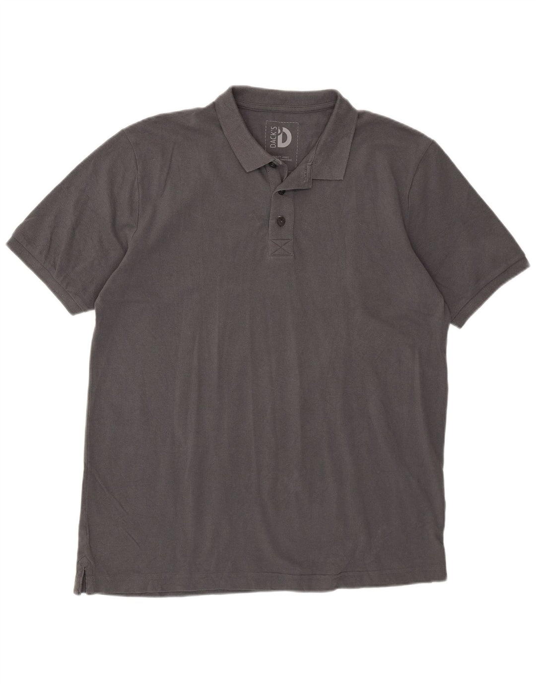 Tricou polo pentru bărbați Dack's, bumbac gri mare