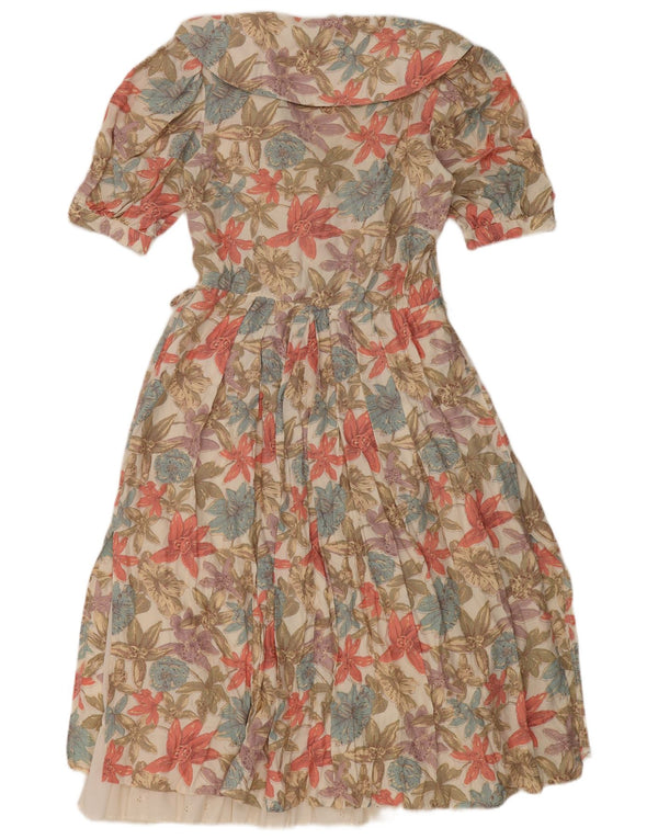 New Fast Rochie A-Line Femei EU 36 Mic Multicolor Floral Viscoza