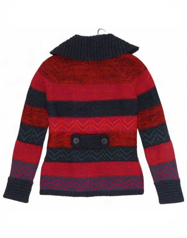 Marks & Spencer Pulover Cardigan Per Una Femei UK 10 Mic Multicolor
