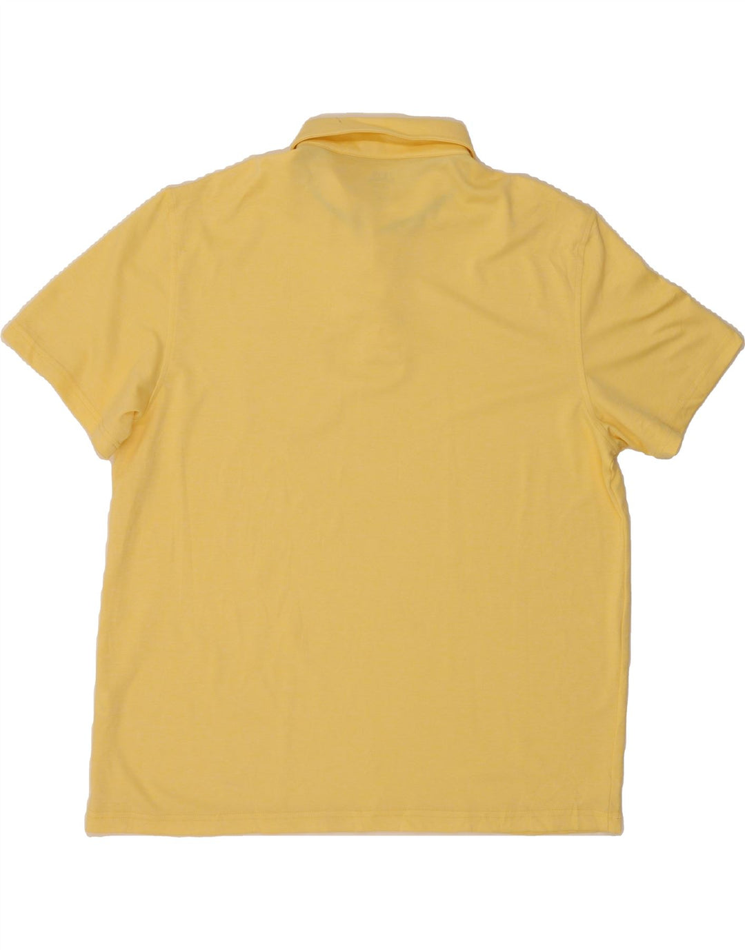 IZOD Mens Salt Water Polo Shirt XL Yellow Polyester Vintage Izod and Second-Hand Izod from Messina Hembry 
