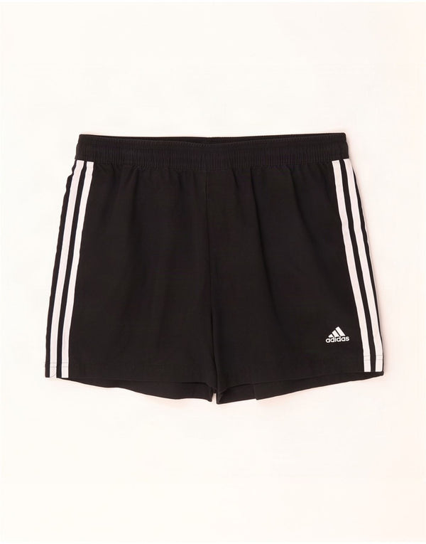 Pantaloni scurți sport pentru bărbați Adidas, mari, negru, bumbac