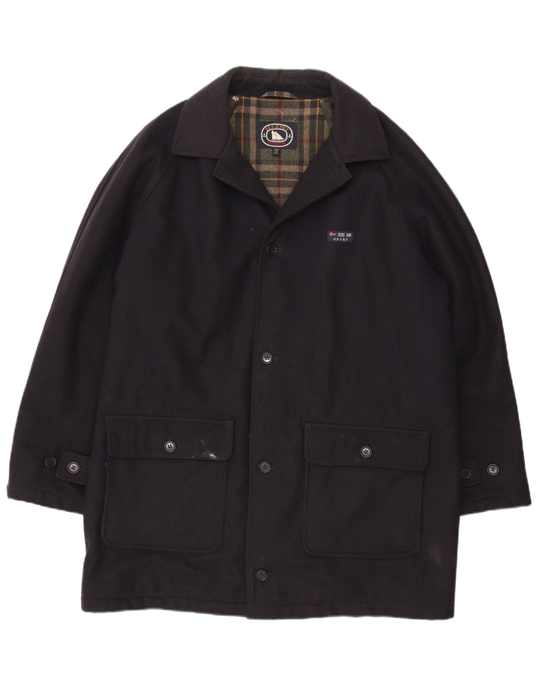 Palton pentru bărbați Sea & Sky UK 42 XL negru
