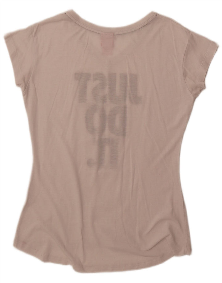 Tricou grafic Nike pentru femei Top UK 14 Medium Off White