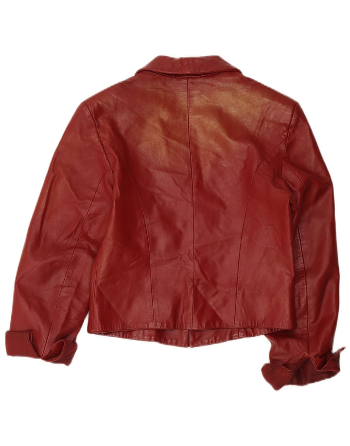 Jachetă Viventy pentru femei Crop 2 Button Blazer UK 14 Mare Bordeaux