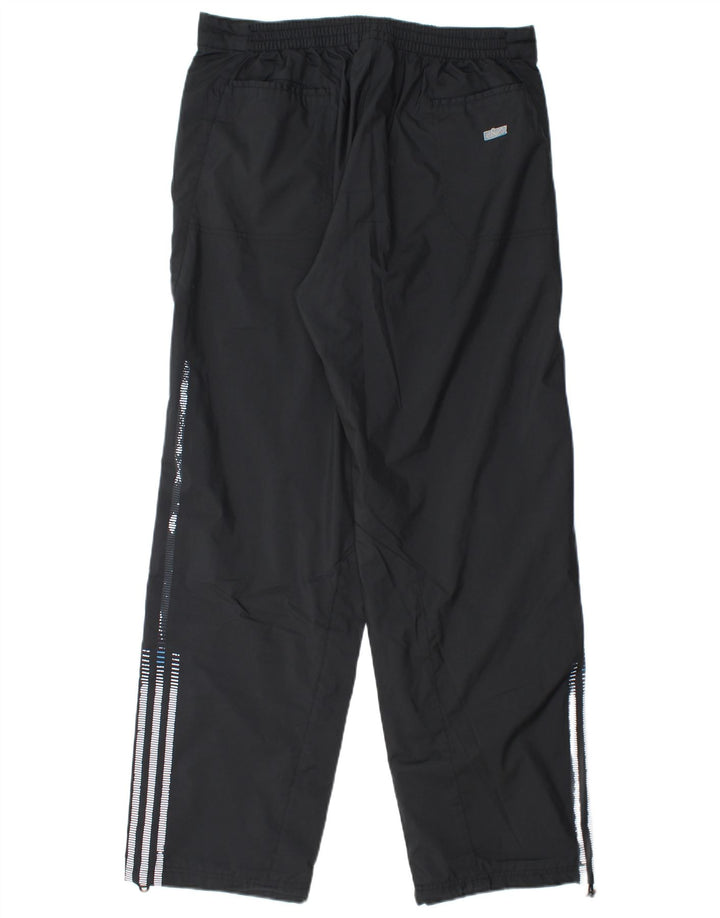 Pantaloni chino drepți Adidas pentru bărbați, poliester mediu negru