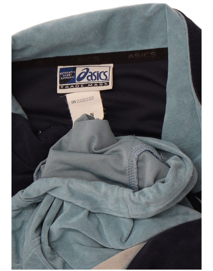 Jachetă de trening pentru bărbați ASICS, mare, albastru, poliester, sport