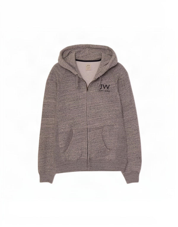 Pulover Jack Wills pentru bărbați, cu fermoar, din bumbac cu pete mici, gri