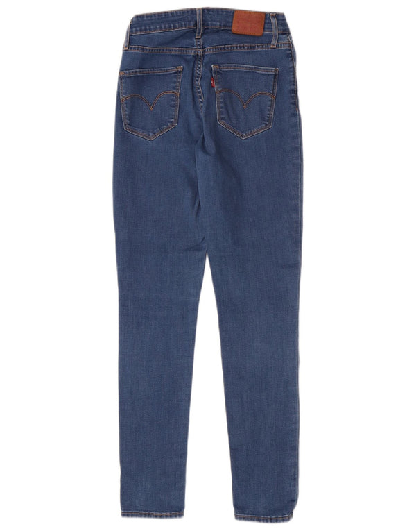 Blugi skinny cu talie înaltă 721 Levi's pentru femei L28 L29 Blue Cotton Classic
