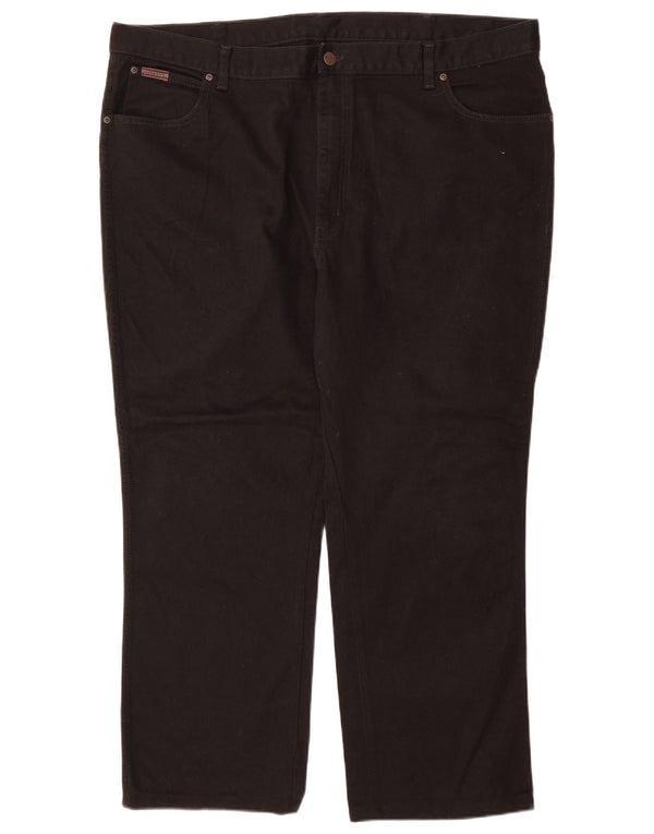 Blugi drepte pentru bărbați Wrangler Texas W46 L30 bumbac negru