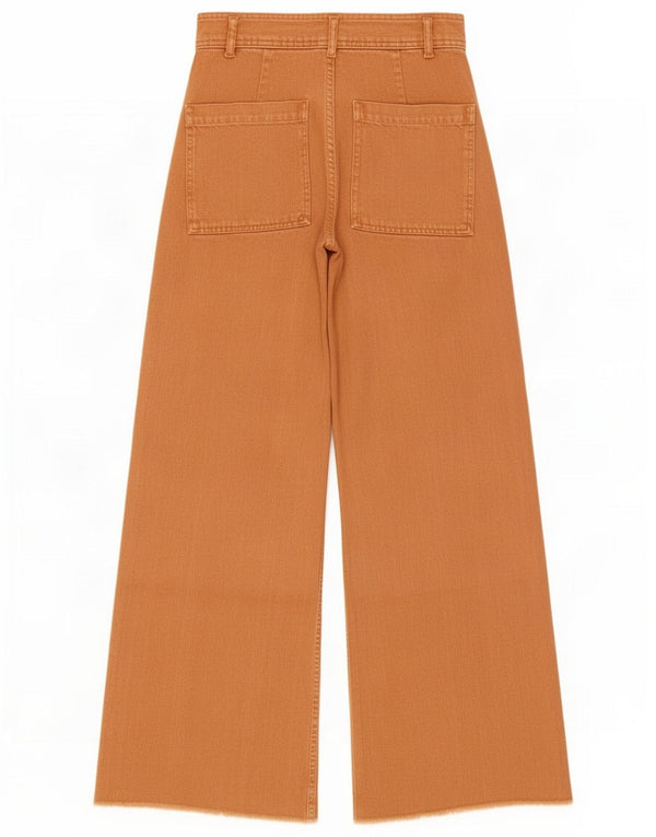 Zara Womens The Marine Straight Jeans EU 36 XS W26 L29 Brown