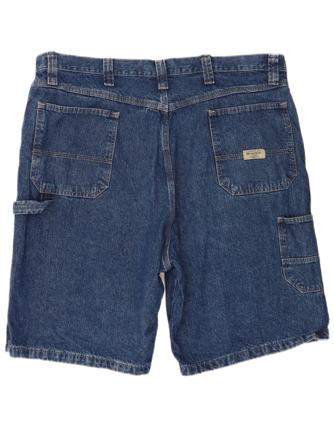 Pantaloni scurți din denim cargo Wrangler pentru bărbați W38 XL, bumbac albastru