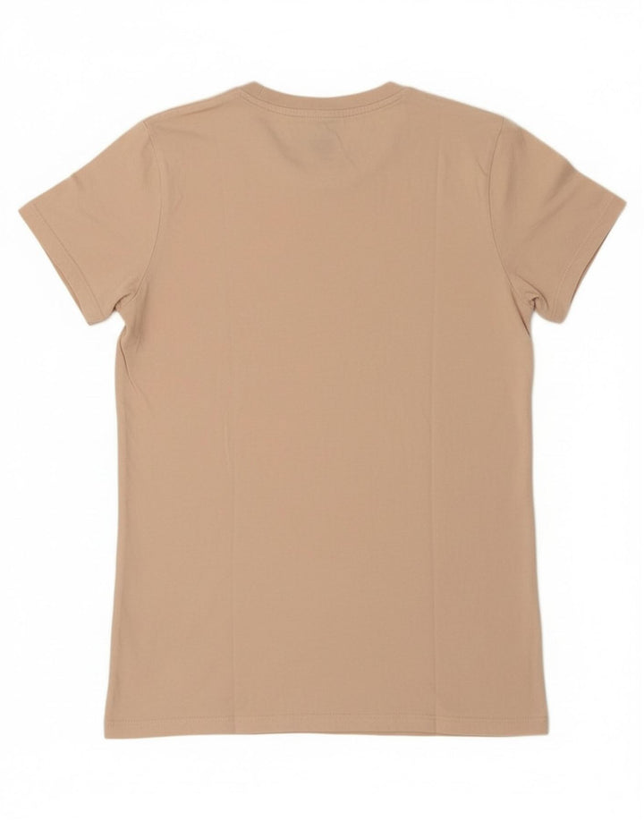 LEVI'S Mens Graphic T-Shirt Top XS Beige Cotton
