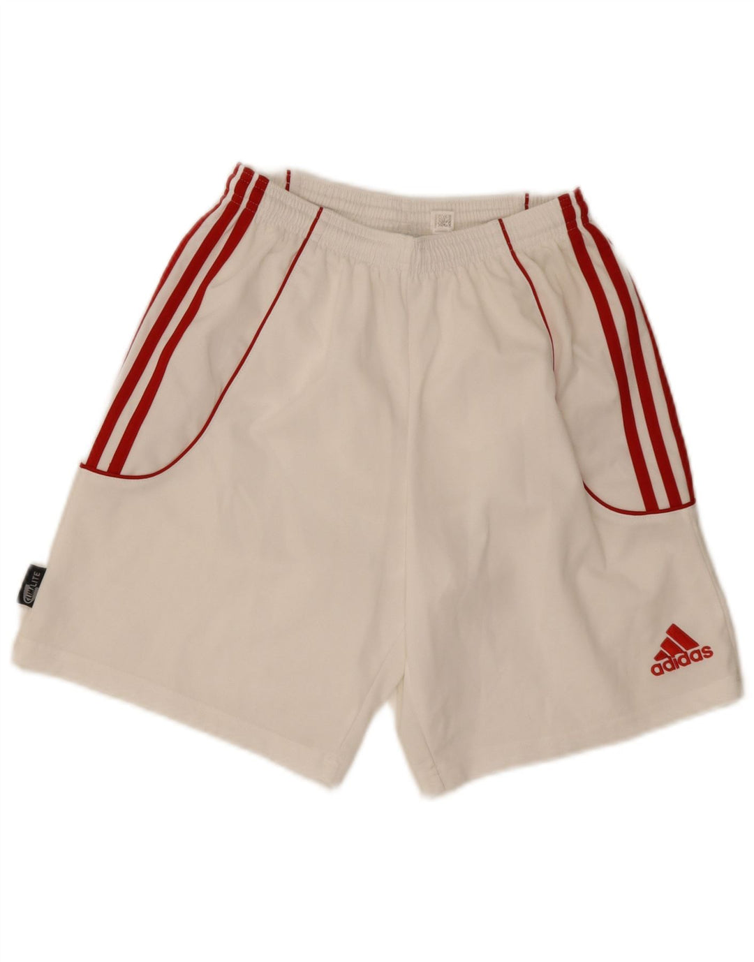 Pantaloni scurți sport pentru bărbați Adidas Climalite, poliester alb mic
