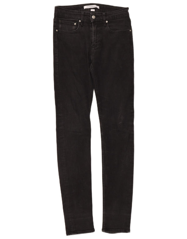 Blugi skinny pentru bărbați CALVIN KLEIN W30 L34 bumbac negru