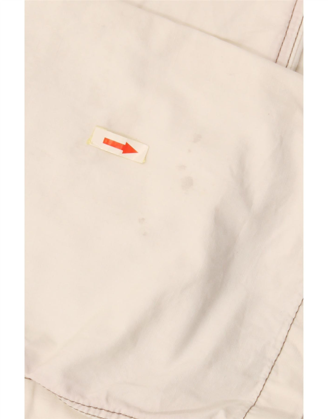 Pantaloni VINTAGE pentru bărbați, drepti, cu croiala normală, L34 L32, alb