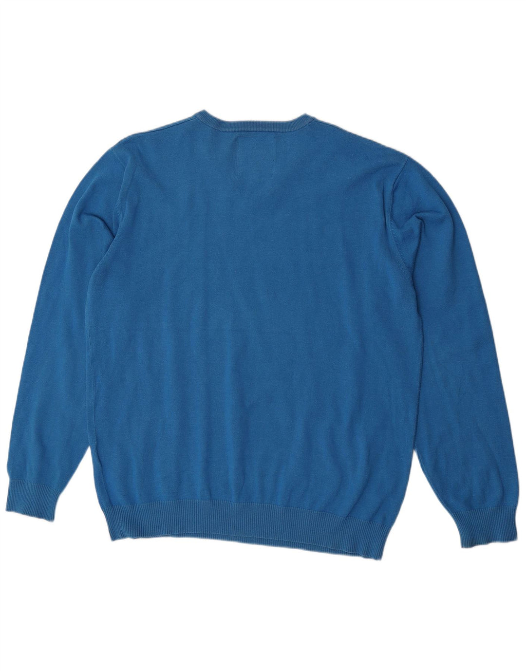 Jack & Jones Pulover cu decolteu în V pentru bărbați, 2XL, albastru acrilic