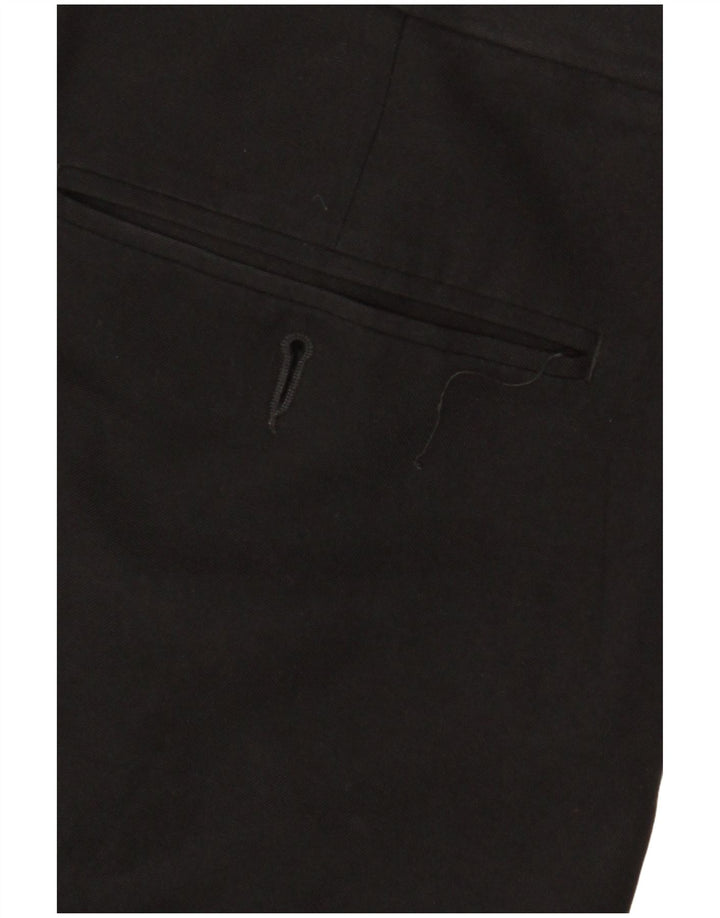 Pantaloni de costum pentru bărbați Marks & Spencer L36 L31 Poliester negru