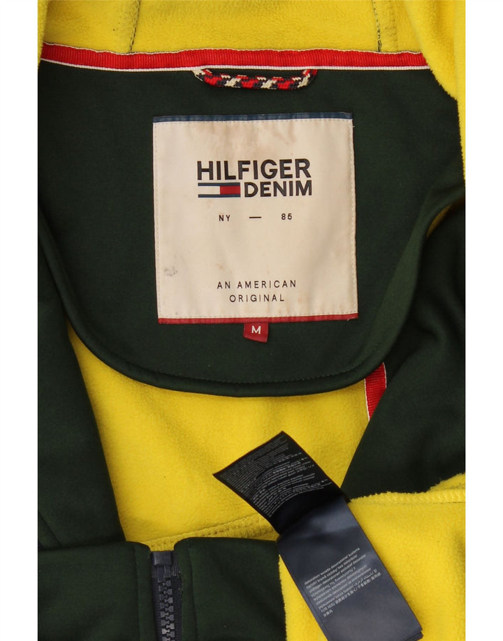 Pulover Tommy Hilfiger pentru bărbați, cu fermoar, poliester verde mediu