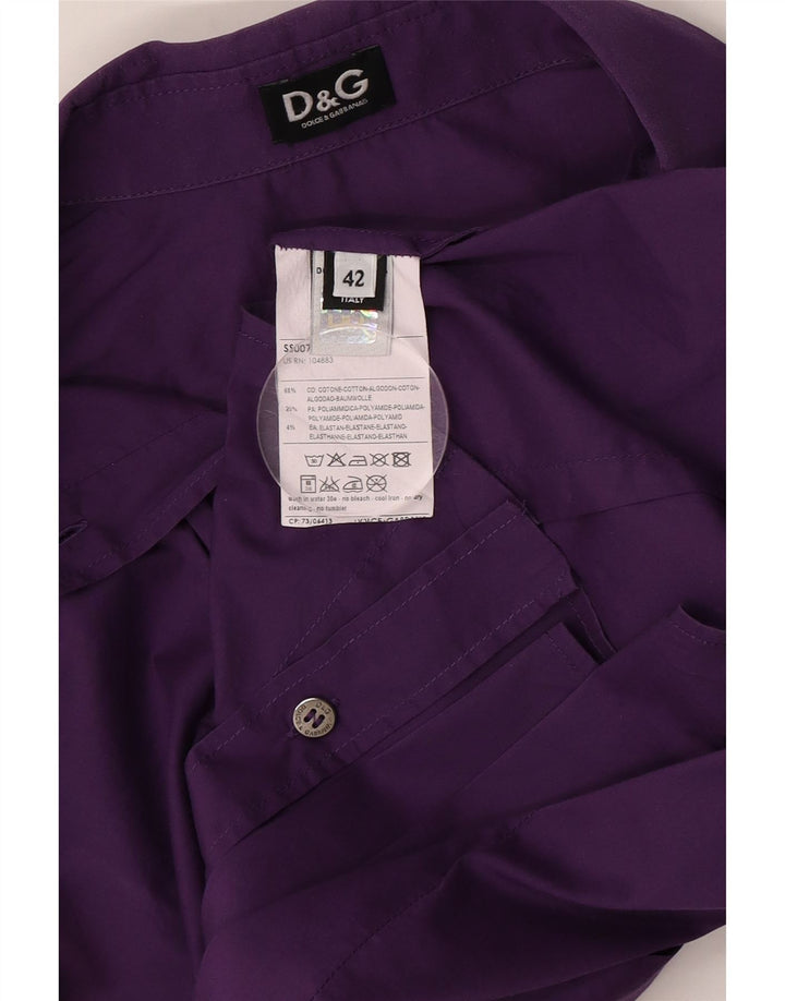 Cămașă Dolce & Gabbana pentru femei IT 42 Bumbac violet mediu