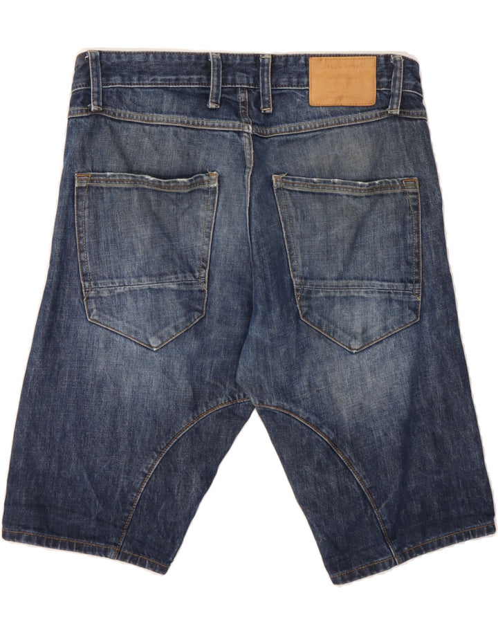 JACK & JONES Mens Loose Fit Denim Shorts W32 Medium Blue Cotton Vintage Jack & Jones and Second-Hand Jack & Jones from Messina Hembry 