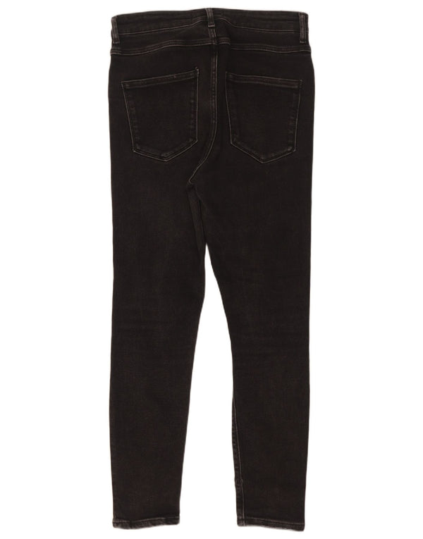 Blugi skinny pentru femei Zara EU 42 Large W32 L28 Negri