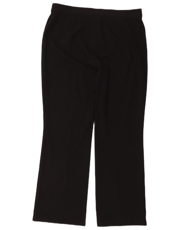Marks & Spencer Pantaloni casual Bootcut pentru femei UK 18 XL W38 L31 Negru