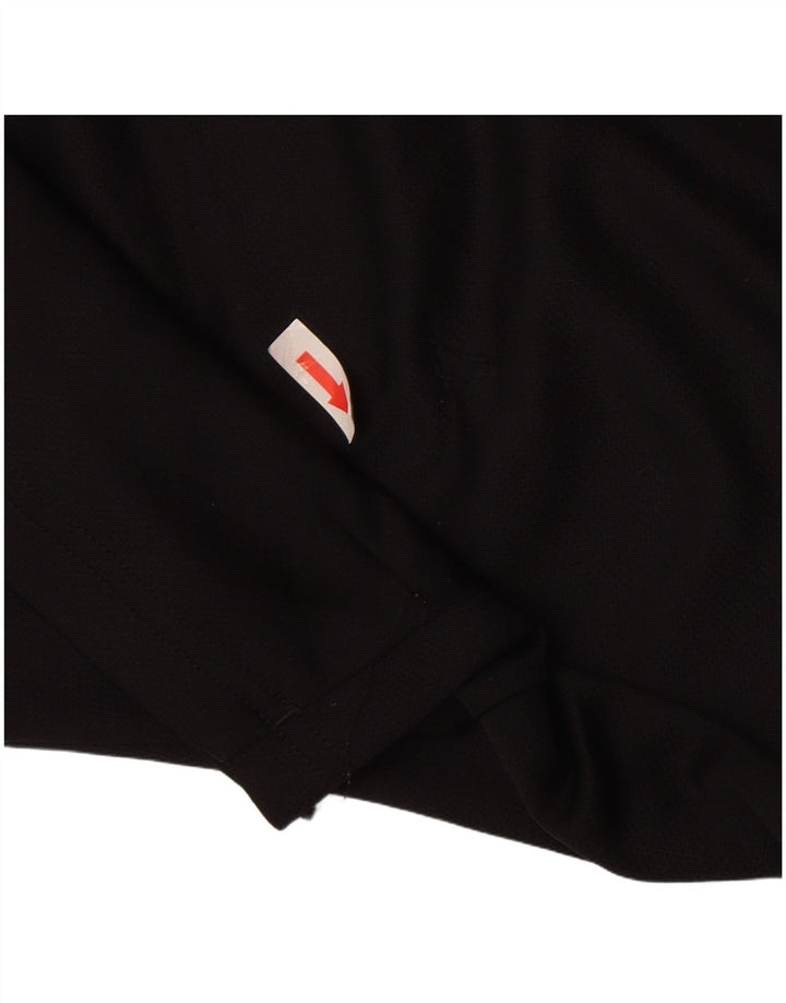 Tricou Adidas Climalite pentru bărbați Top Mediu Negru Poliester