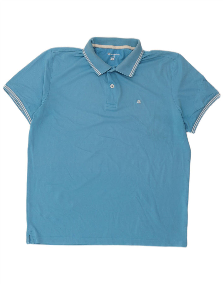 Tricou polo pentru bărbați Champion Easy Fit, mare, albastru
