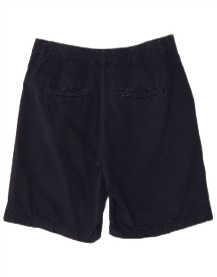 Pantaloni scurți chino cu talie înaltă pentru femei Marks & Spencer W28 Medium Bleumarin