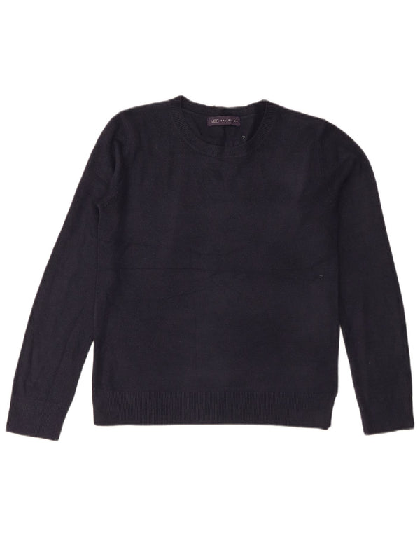 Pulover pentru femei Marks & Spencer cu decolteu rotund UK 10 Mic Bleumarin