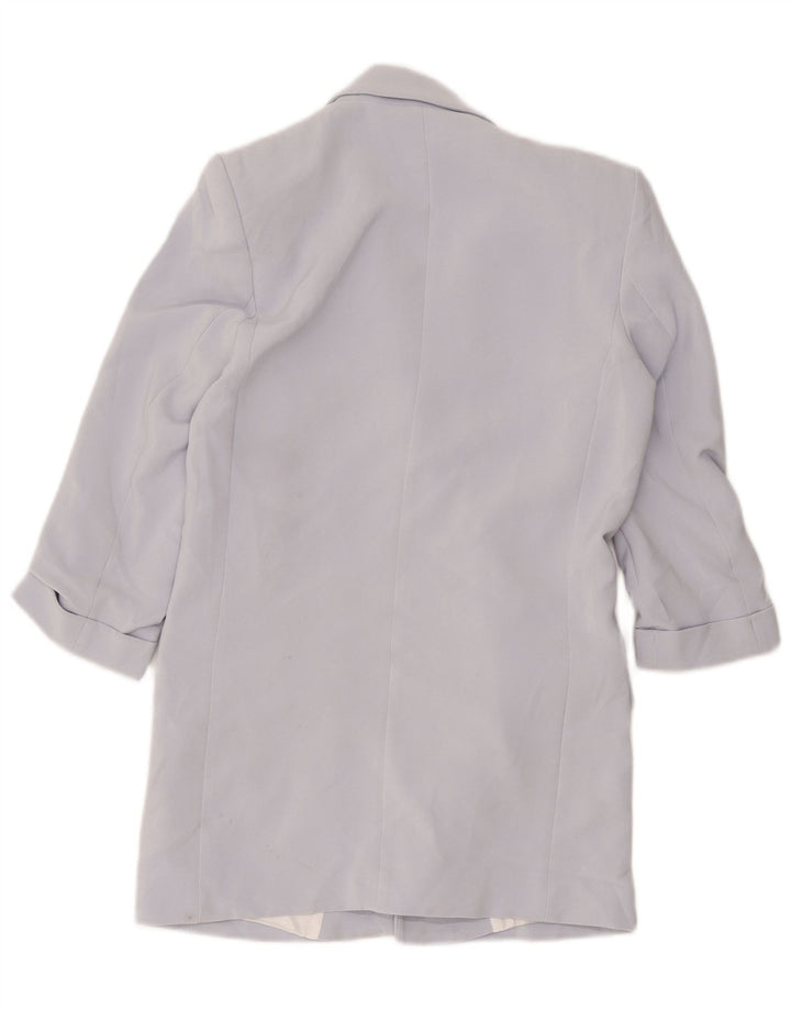 Jachetă Blazer deschisă pentru femei Zara UK 6 XS Violet Poliester