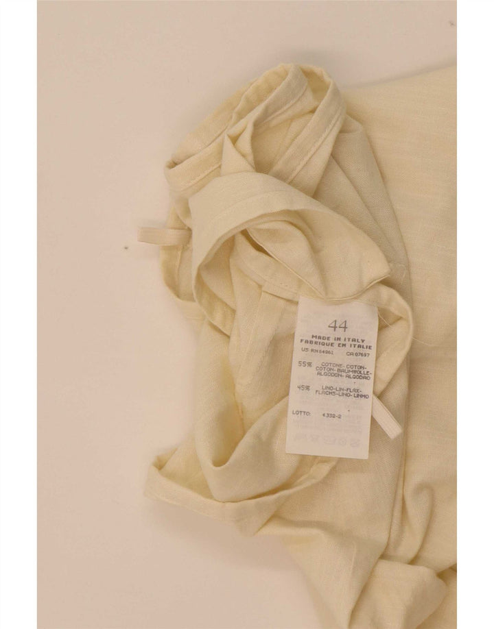 Fusta Mini Wrap Benetton pentru femei IT 44 Medium W28 Bej Bumbac