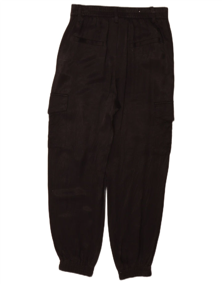 Pantaloni cargo pentru femei Zara Joggeri Mici L26 L28 Negri
