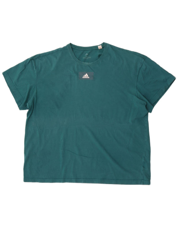 Tricou pentru bărbați Adidas Top XL Verde Bumbac