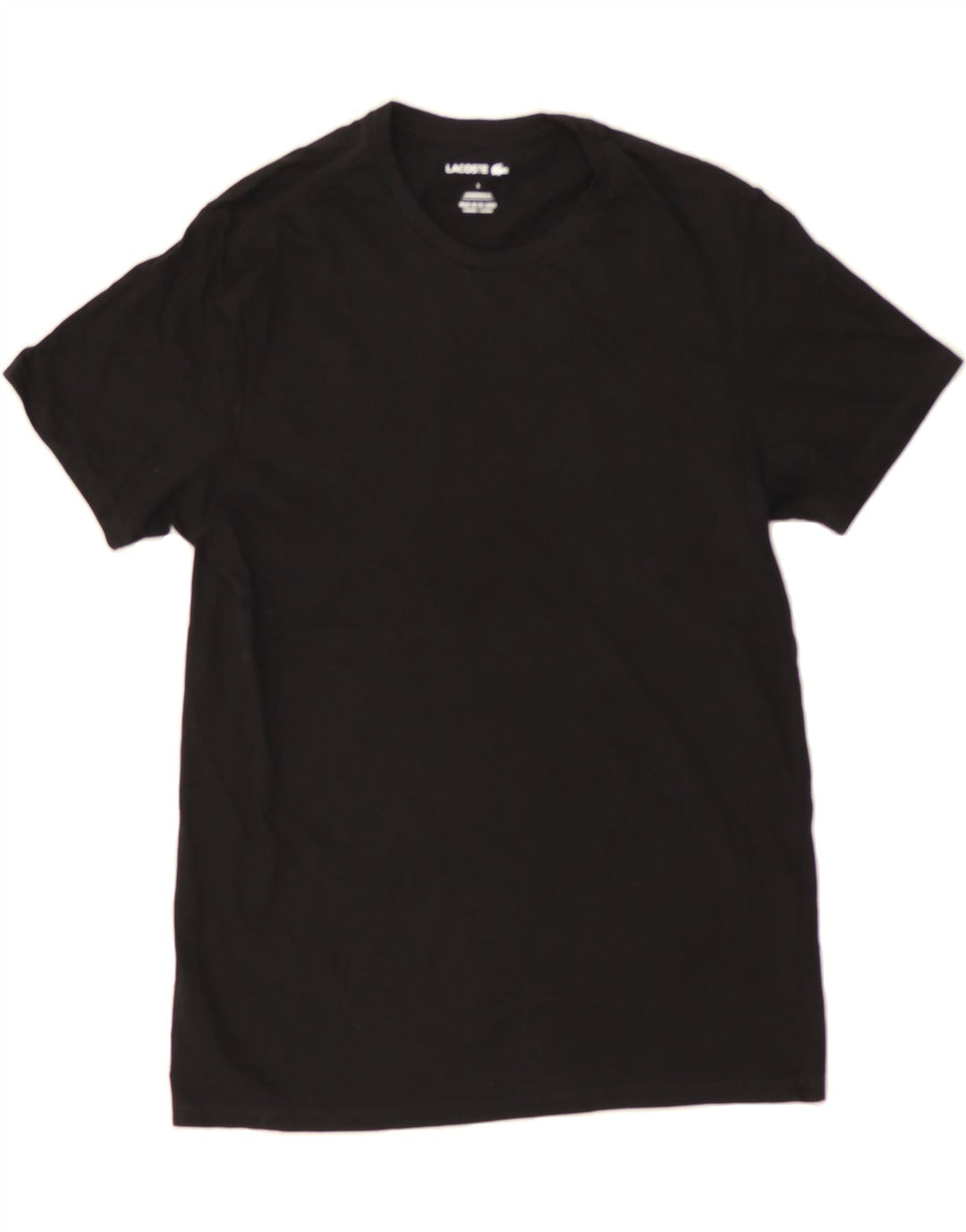 LACOSTE Womens T-Shirt Top UK 10 Small Black Vintage Lacoste and Second-Hand Lacoste from Messina Hembry 