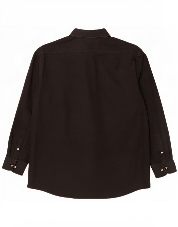 Chaps Cămașă pentru bărbați Regular Fit 2XL, bumbac negru