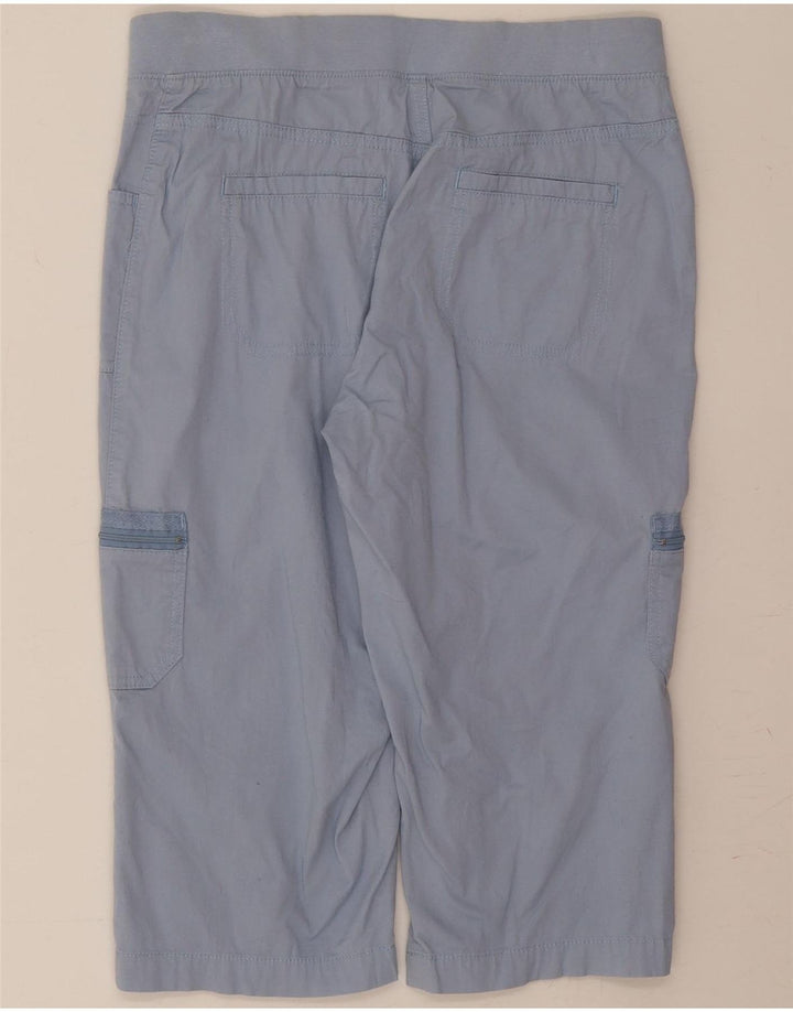 LEE Womens Relaxed Fit Cargo Shorts US 8 Medium W30 Blue Cotton Vintage Lee and Second-Hand Lee from Messina Hembry 
