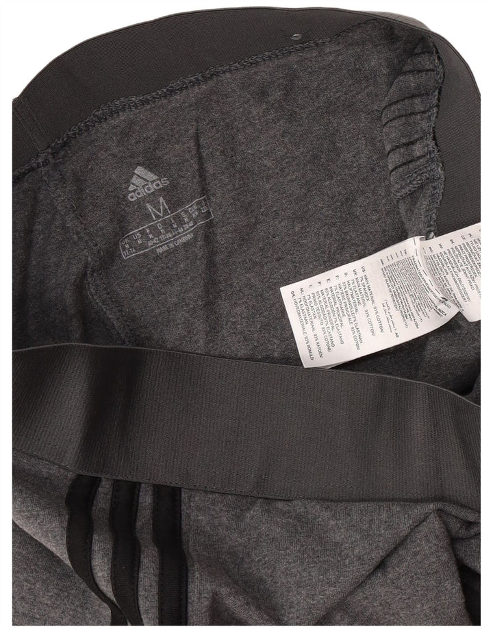 Leggings pentru femei Adidas UK 12/14 bumbac gri mediu