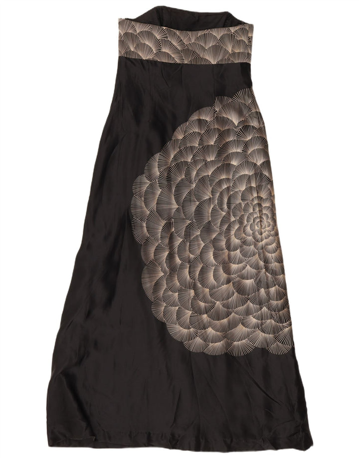 Rochie Maxi fără bretele pentru femei Monsoon, cu model abstract, UK 12 Medium Black